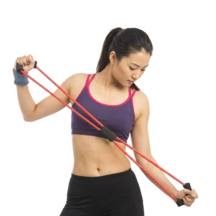 8 Shaped Tube Pull Rope For Yoga Resistance